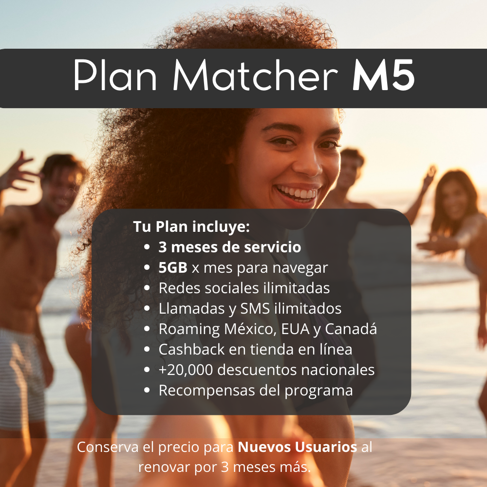 Matcher M5: La recarga ideal